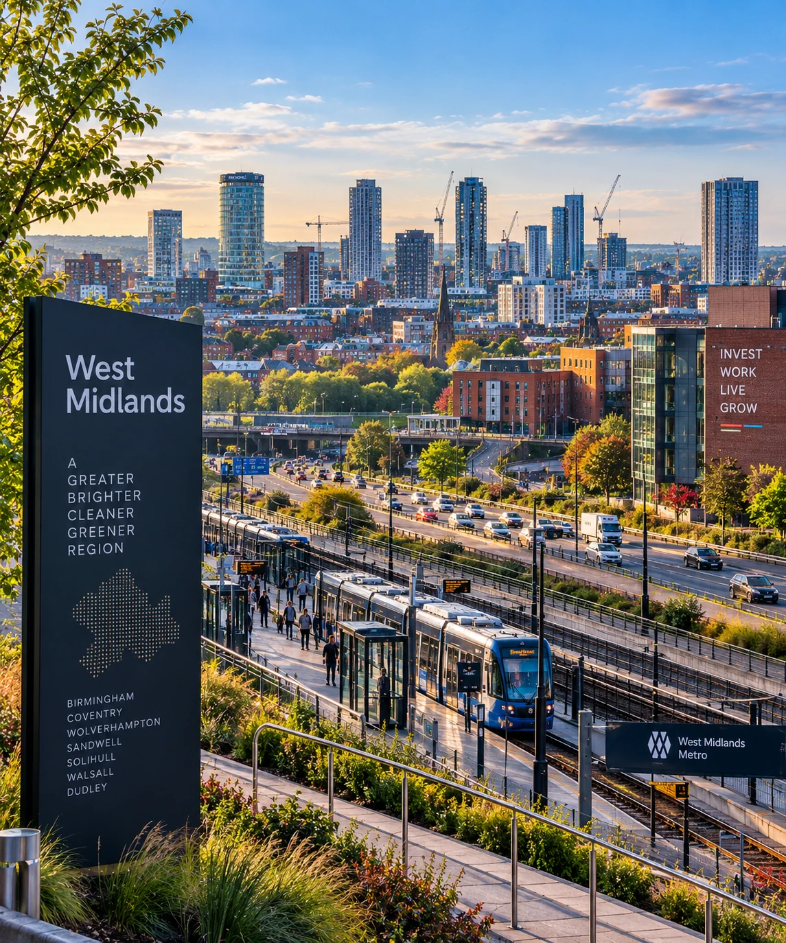 West Midlands Metro Cityscape