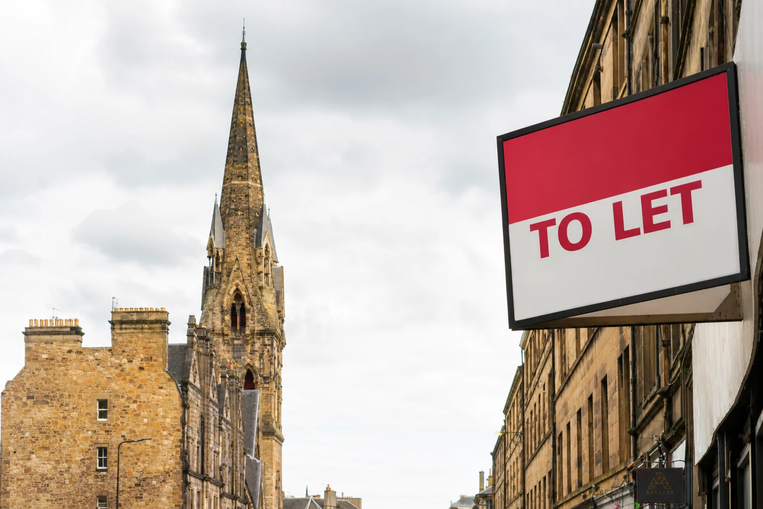 To let sign displayed on a UK street highlighting rental property opportunities for new property investors